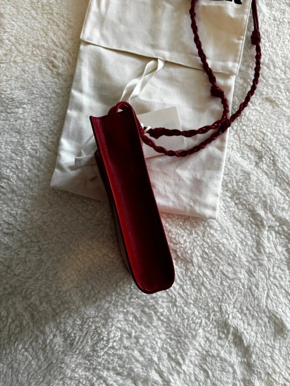 Jil Sander Tangle Small Bag in Red - Picture 4 of 11